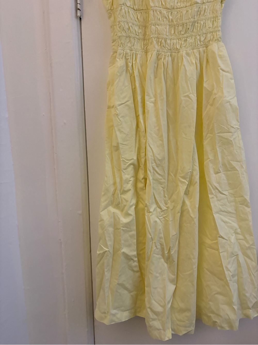 LOFT Poplin Smocked Maxi Pocket Dress - Picture 3 of 6